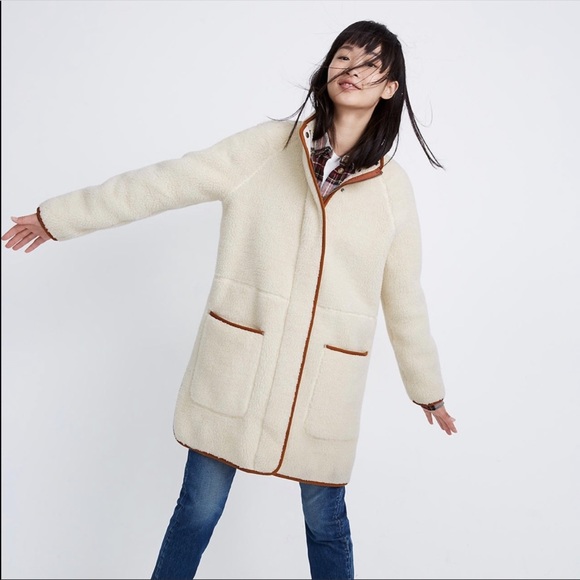 Madewell Jackets & Blazers - Madewell Sherpa Estate Coat Jacket XS